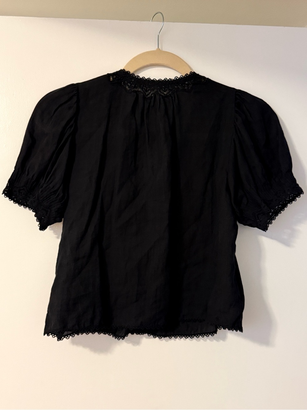 Doen Brigitta top in black - Picture 5 of 5